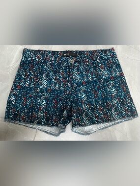 Levi's abstract chevron print shorts